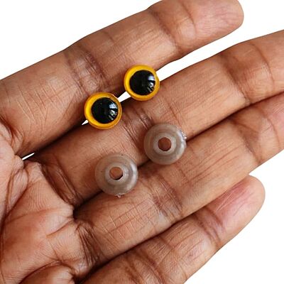 Safety Eyes Yellow- 8mm Safety Eyes Yellow- 8mm