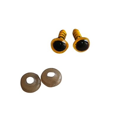 Safety Eyes Yellow- 8mm Safety Eyes Yellow- 8mm