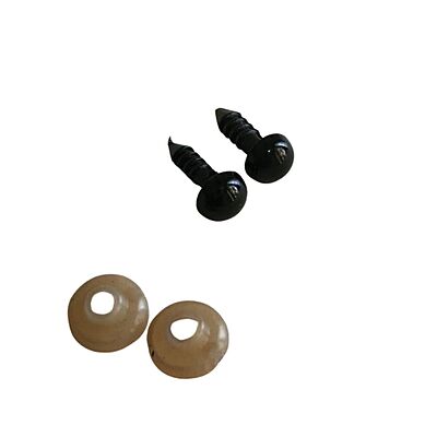 Safety Eyes Imported Black Safety Eyes Imported Black