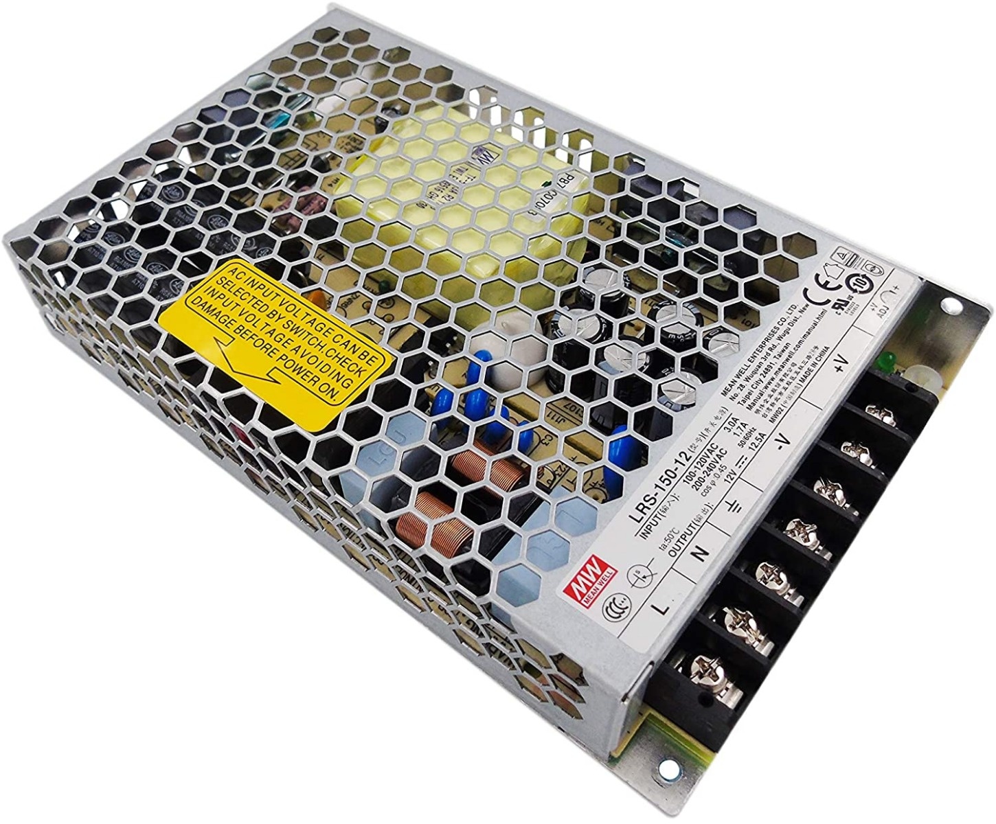 LRS-150-15 Mean Well 15V 10A 150W Metal Power Supply SMPS