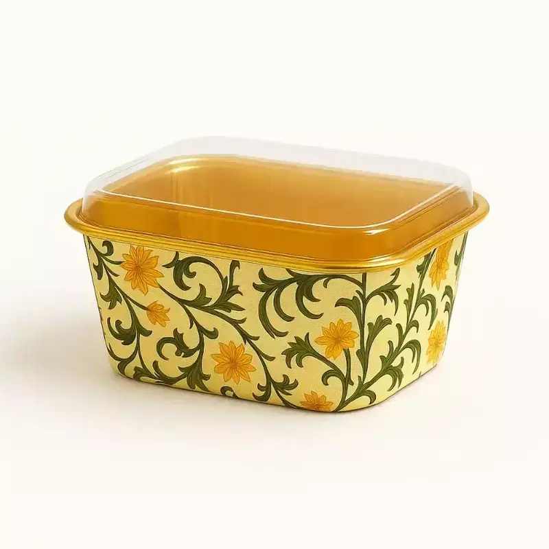 Designer square cups 10pcs with ild