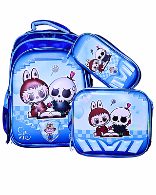 3D Disney print Cinnamoroll Three Piece Set Schoolbag Large Capacity Melody Lightweight Waterproof Schoolbag Lunch Bag Pencil Case 3 in set 3D Disney print Cinnamoroll Three Piece Set Schoolbag Large Capacity Melody Lightweight Waterproof Schoolbag Lunch Bag Pencil Case 3 in set
