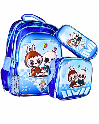 3D Disney print Cinnamoroll Three Piece Set Schoolbag Large Capacity Melody Lightweight Waterproof Schoolbag Lunch Bag Pencil Case 3 in set 3D Disney print Cinnamoroll Three Piece Set Schoolbag Large Capacity Melody Lightweight Waterproof Schoolbag Lunch Bag Pencil Case 3 in set