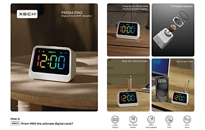 Clock Xech Prism