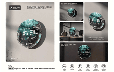 Clock Xech Solaris