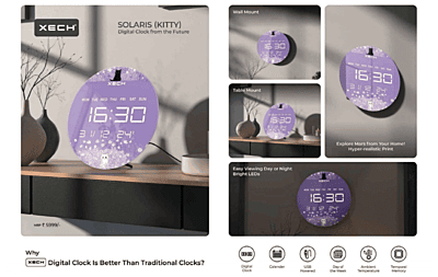 Clock Xech Solaris