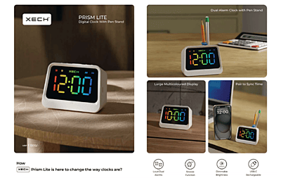 Clock Xech Prism