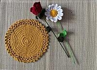 Crochet Single Colour Trivet Crochet Single Colour Trivet