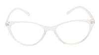 Soigné Female Large Cat Eye Spectacle Frame.Transparent with String Black Soigné Female Large Cat Eye Spectacle Frame.Transparent with String Black