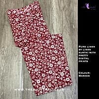 PURE LINEN BY LINEN KURTHI CUSCKRS21443