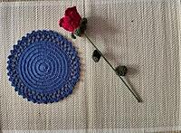 Crochet Single Colour Trivet Crochet Single Colour Trivet