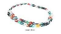 Soigné Female Large Cateye Sunglasses.Glossy Black with Multi Color Sunglasses Chain Soigné Female Large Cateye Sunglasses.Glossy Black with Multi Color Sunglasses Chain