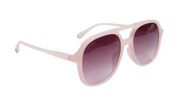 Soigné Female Aviator Sunglasses.Light Pink with multi color String