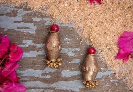 Dhokra Dhol Earrings Dhokra Dhol Earrings