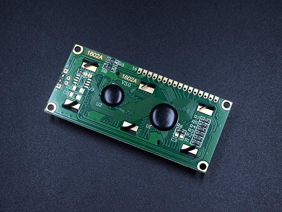 1602 16X2 LCD display Character Display with Blue Backlight