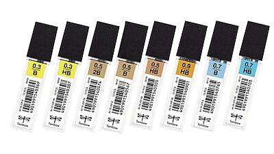 Tombow Mechanical Pencil Lead Tube, 12 leads per tube