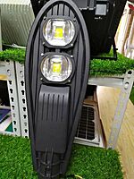 20 W LED FISH 2 lance solar street light rechargeable, Aluminium