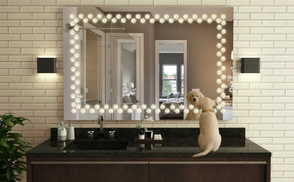 Rectangular LED Touch Sensor Mirror 004