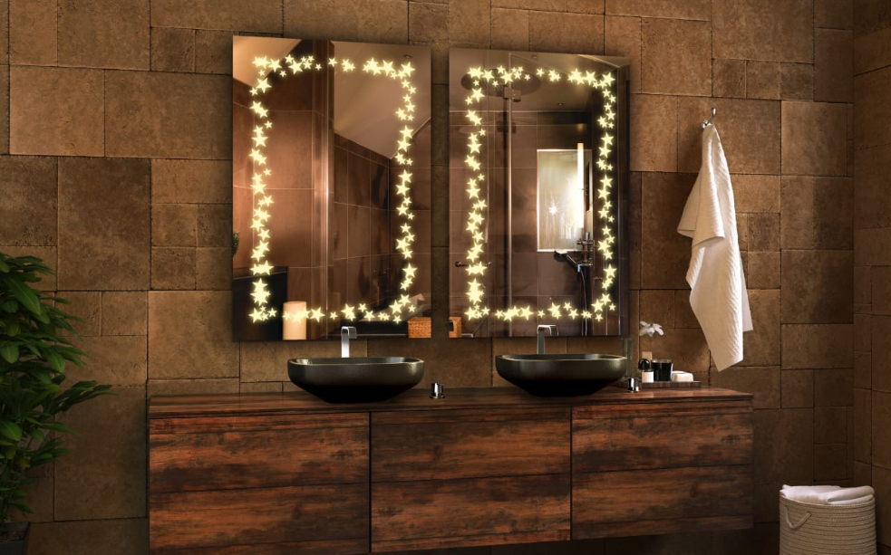 Rectangular LED Touch Sensor Mirror 005
