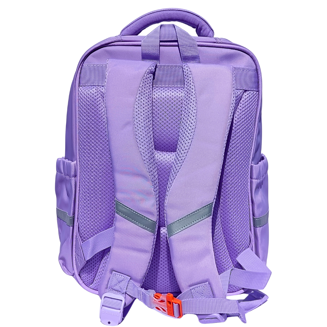 3D Cartoon Printed Student Schoolbag Stain-Resistant Cute Cartoon Casual Lightweight Shoulder Pad Backpack