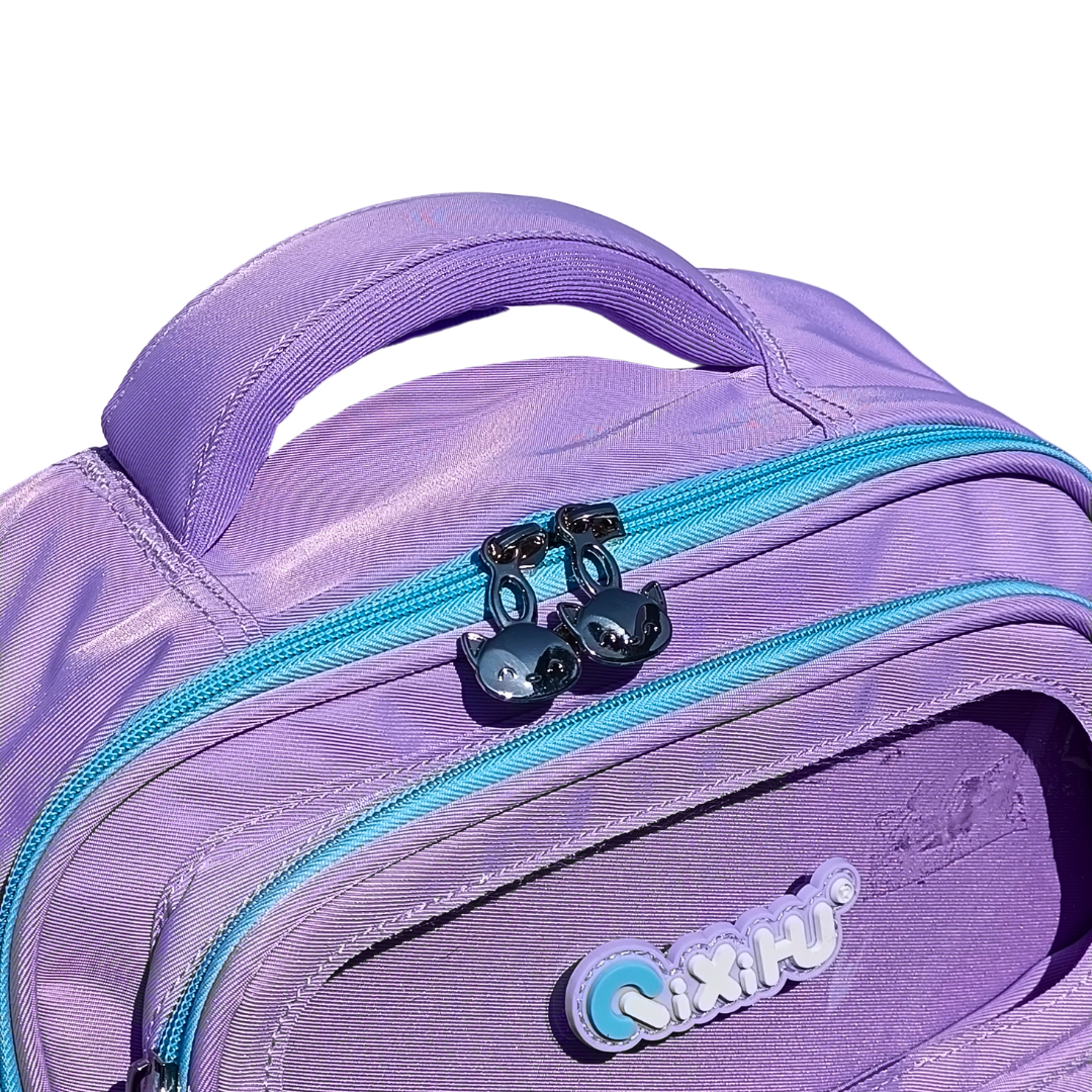 3D Cartoon Printed Student Schoolbag Stain-Resistant Cute Cartoon Casual Lightweight Shoulder Pad Backpack