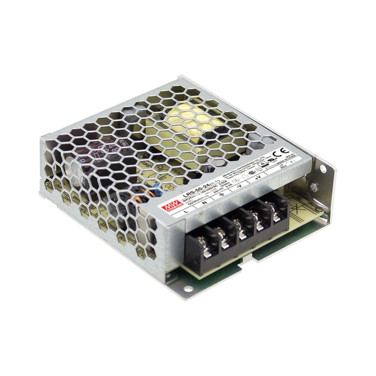 LRS-50-15 Mean Well 15V 3.4A 51W Metal Power Supply SMPS