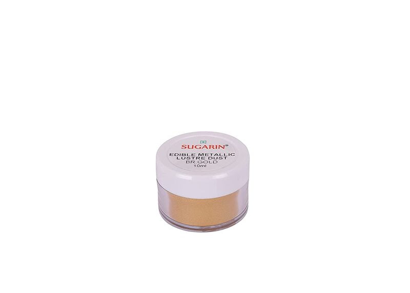STN Sugarin Edible Metallic Luster Dust Green Gold 10ml