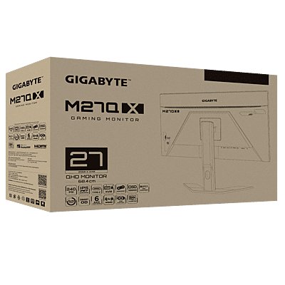 Gigabyte 27-inch, 2K 240Hz Gaming Monitor ,M27Q X Gigabyte 27-inch, 2K 240Hz Gaming Monitor ,M27Q X