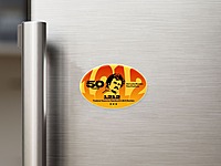 1212 Thalaivar tribute Magnet| 2 Pieces