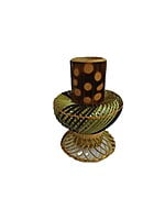 Handmade Beautiful Oval Shaped Flower Pot made of Bamboo || Flower vase || Home Decor || for Home and Office Handmade Beautiful Oval Shaped Flower Pot made of Bamboo || Flower vase || Home Decor || for Home and Office