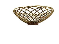 Handmade Round shaped Fruit basket made of bamboo || for home decor and keeping fruits