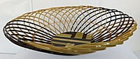 Handmade Oval shaped Fruit basket made of bamboo || for home decor and keeping fruits || excellent finish and design