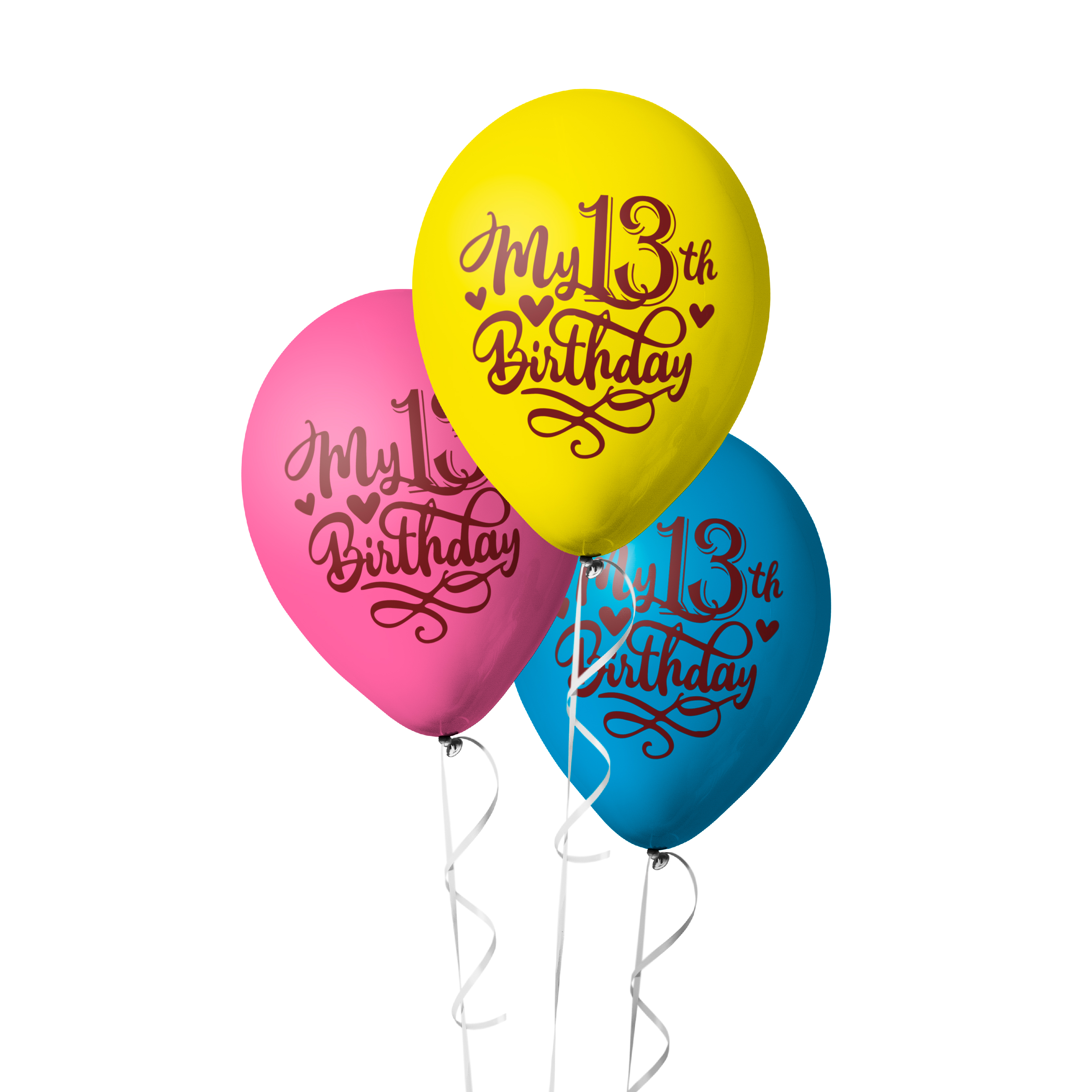 Happy 13th Birthday Balloons pack of 30- 181282 Happy 13th Birthday Balloons pack of 30- 181282