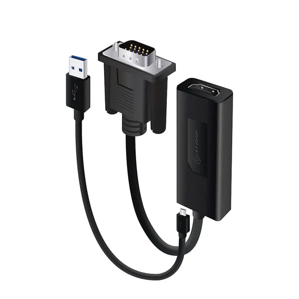 ALOGIC Portable VGA to HDMI Adapter with USB Audio & Resolution Support Up to 1080p | VGA-HDUP ALOGIC Portable VGA to HDMI Adapter with USB Audio & Resolution Support Up to 1080p | VGA-HDUP