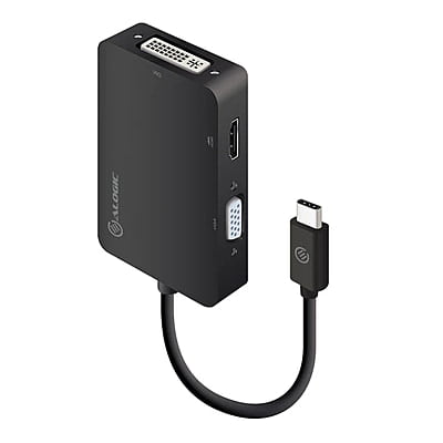 ALOGIC 3-in-1 USB-C to HDMI DVI VGA Adapter - Male to 3-Female | UCVGDVHD-ADP ALOGIC 3-in-1 USB-C to HDMI DVI VGA Adapter - Male to 3-Female | UCVGDVHD-ADP