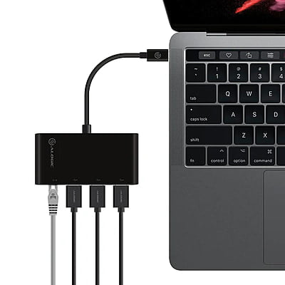 USB-C to Gigabit Ethernet & USB 3. 0 SuperSpeed 3 Port USB | UC3AGE USB-C to Gigabit Ethernet & USB 3. 0 SuperSpeed 3 Port USB | UC3AGE