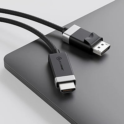 Fusion 4K DisplayPort to HDMI ACTIVE Cable | FUDPHD2-SGR Fusion 4K DisplayPort to HDMI ACTIVE Cable | FUDPHD2-SGR