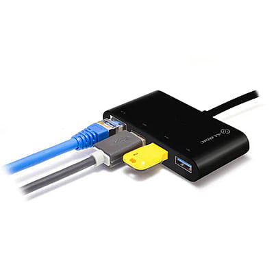 USB-C to Gigabit Ethernet & USB 3. 0 SuperSpeed 3 Port USB | UC3AGE USB-C to Gigabit Ethernet & USB 3. 0 SuperSpeed 3 Port USB | UC3AGE