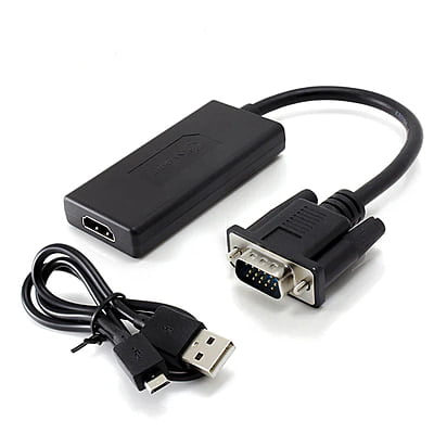 ALOGIC Portable VGA to HDMI Adapter with USB Audio & Resolution Support Up to 1080p | VGA-HDUP ALOGIC Portable VGA to HDMI Adapter with USB Audio & Resolution Support Up to 1080p | VGA-HDUP