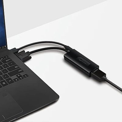 ALOGIC Portable VGA to HDMI Adapter with USB Audio & Resolution Support Up to 1080p | VGA-HDUP ALOGIC Portable VGA to HDMI Adapter with USB Audio & Resolution Support Up to 1080p | VGA-HDUP