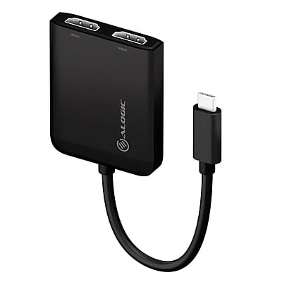 Alogic USB-C to Dual HDMI 2.0 Adapter - 4K-30Hz | UC2HD-ADP Alogic USB-C to Dual HDMI 2.0 Adapter - 4K-30Hz | UC2HD-ADP