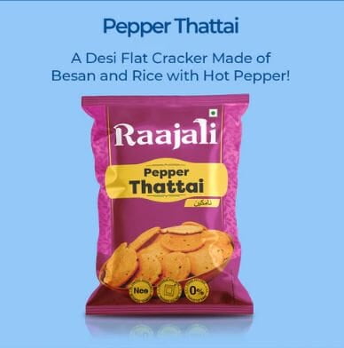 Raajali - MELAGU THATTAI (140G PER PACK) Raajali - MELAGU THATTAI (140G PER PACK)