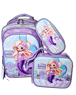 3D Anime print Cinnamoroll Three Piece Set Schoolbag Large Capacity Melody Lightweight Waterproof Schoolbag Lunch Bag Pencil Case 3 in set 3D Anime print Cinnamoroll Three Piece Set Schoolbag Large Capacity Melody Lightweight Waterproof Schoolbag Lunch Bag Pencil Case 3 in set