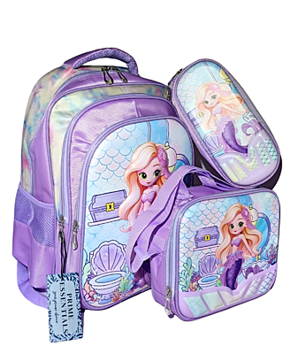 3D Anime print Cinnamoroll Three Piece Set Schoolbag Large Capacity Melody Lightweight Waterproof Schoolbag Lunch Bag Pencil Case 3 in set 3D Anime print Cinnamoroll Three Piece Set Schoolbag Large Capacity Melody Lightweight Waterproof Schoolbag Lunch Bag Pencil Case 3 in set
