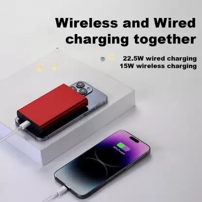 Champion 10000mAh Metallic Magnetic Wireless Power Bank – PD Fast Charging for iPhone & Android Champion 10000mAh Metallic Magnetic Wireless Power Bank – PD Fast Charging for iPhone & Android