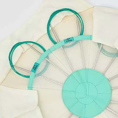 KnitPro Mindful Serenity Fixed Needle Set- 100cm- 36322 KnitPro Mindful Serenity Fixed Needle Set- 100cm- 36322