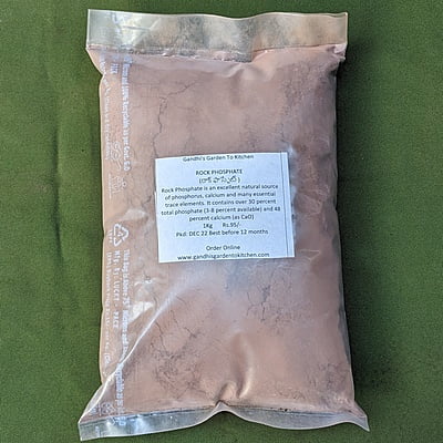 Organic Rock Phosphate Crushed Powder Essential for All Fruiting and Flowering Plants 1kg Organic Rock Phosphate Crushed Powder Essential for All Fruiting and Flowering Plants 1kg