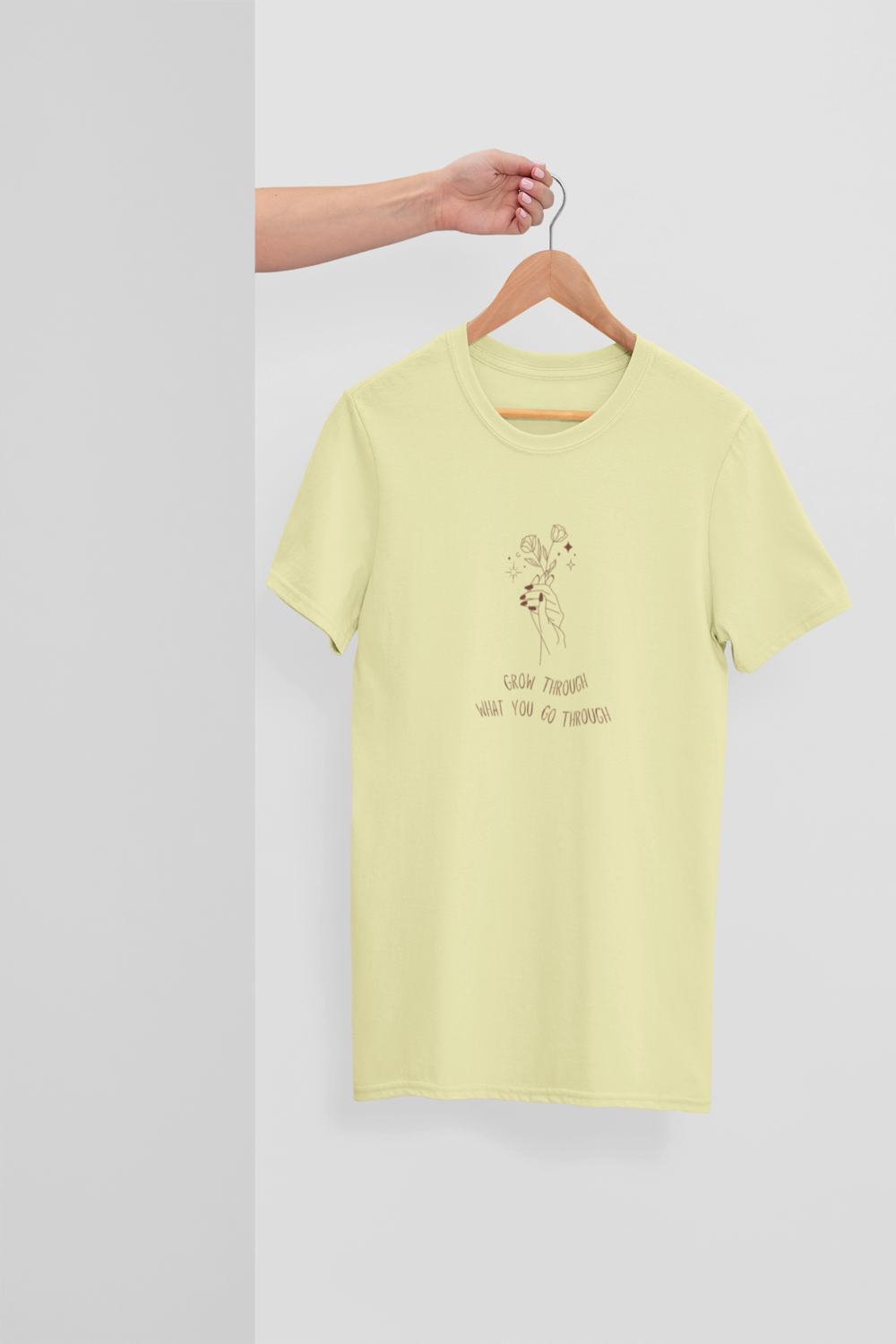 Grow Through What You Go Through – Women's Inspirational T-Shirt