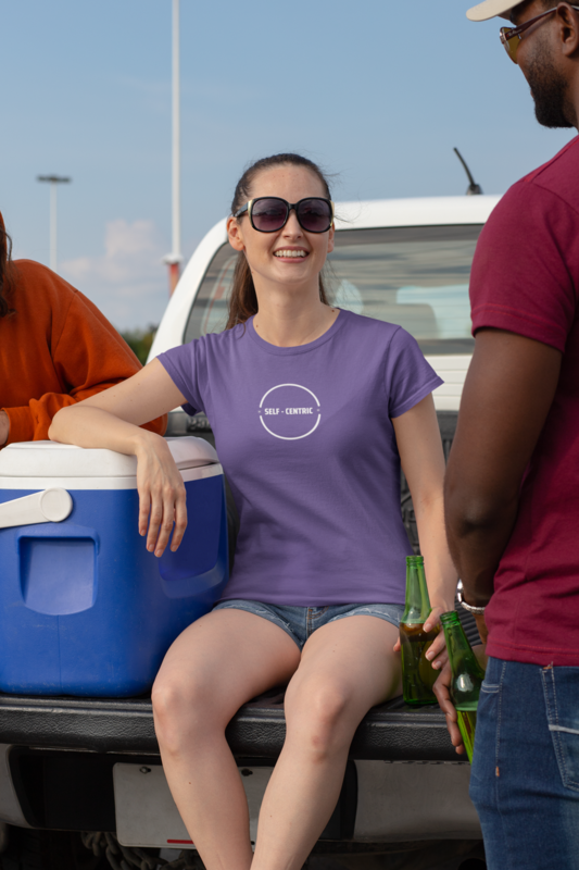 Purple Round Neck T-shirt Purple Round Neck T-shirt