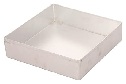 Qson Aluminium Square Cake Baking Mould 12 X 2.5"